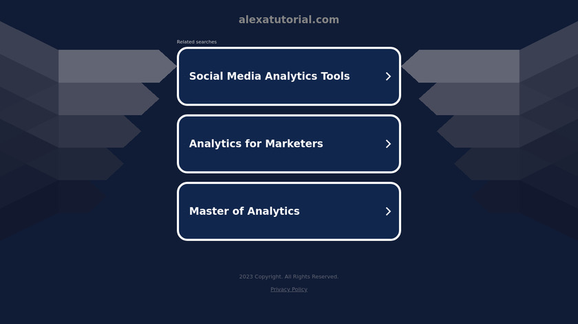 AlexaTutorial.com Landing Page
