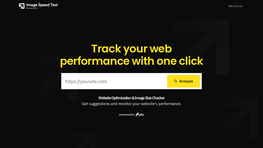 Image Speed Test Landing Page