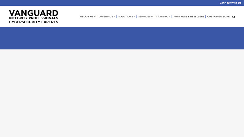 Vanguard Integrity Professionals Landing Page