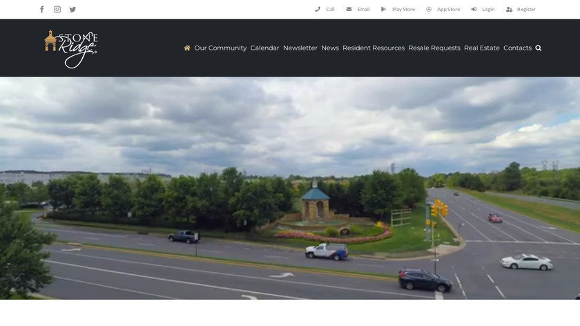 Stone Ridge HOA Landing Page