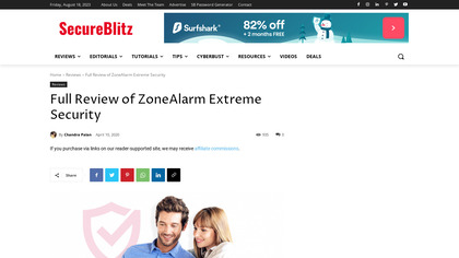 ZoneAlarm Extreme Security image