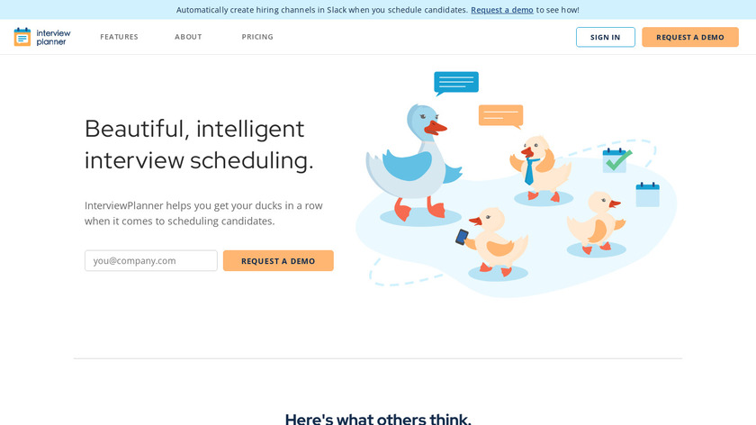 InterviewPlanner Landing Page