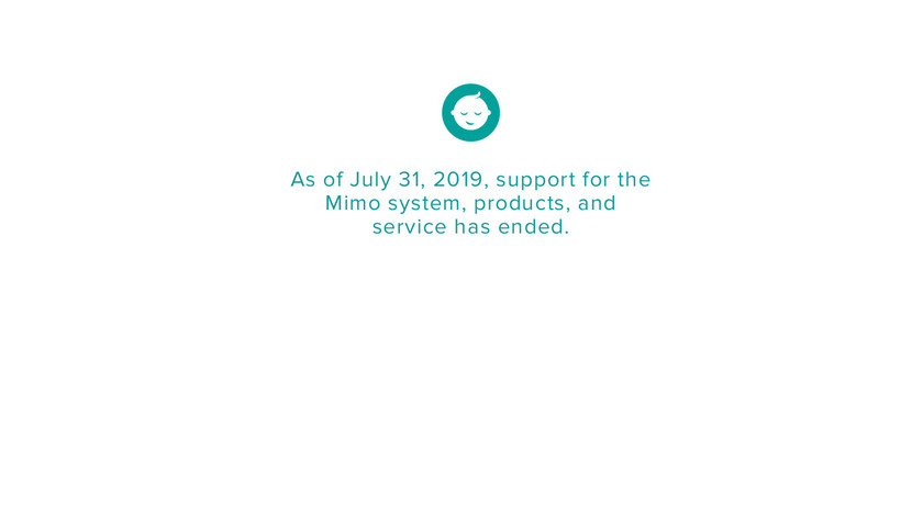 Mimo Baby Landing Page