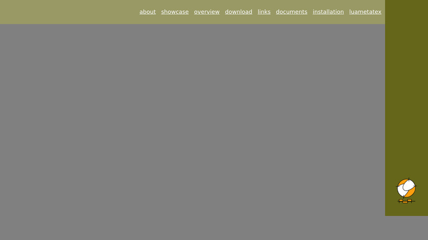 ConTeXt (Typesetting System) Landing Page