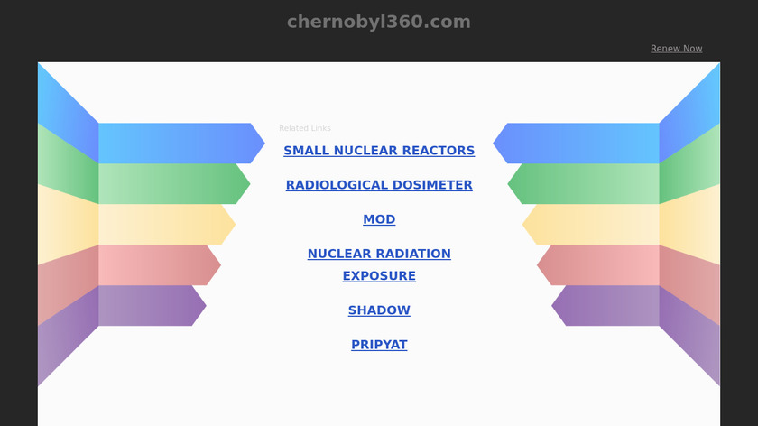 Chornobyl360 Landing Page