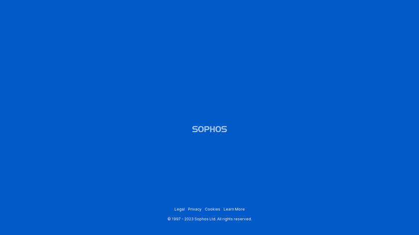 Sophos Central Landing Page