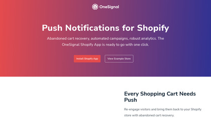 OneSignal Push Notifications for Shopify image