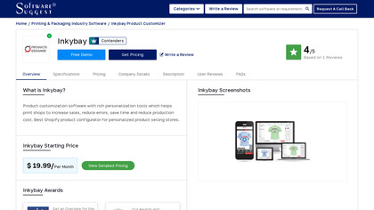 Inkybay Product Customization Software image