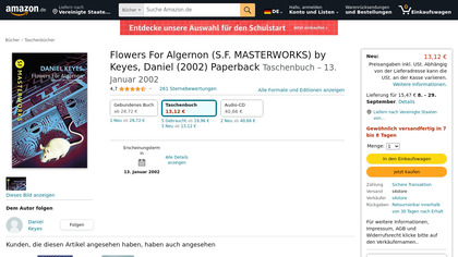 Flowers For Algernon image