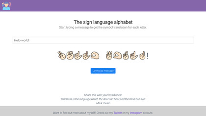 Deaf Alphabet screenshot