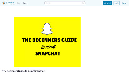 Beginners Guidre to Snapchat (SlideShare) image
