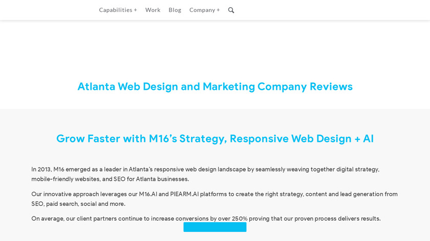 M16 Marketing Landing Page
