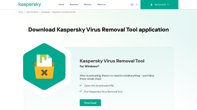 Kaspersky TDSSKiller Landing Page