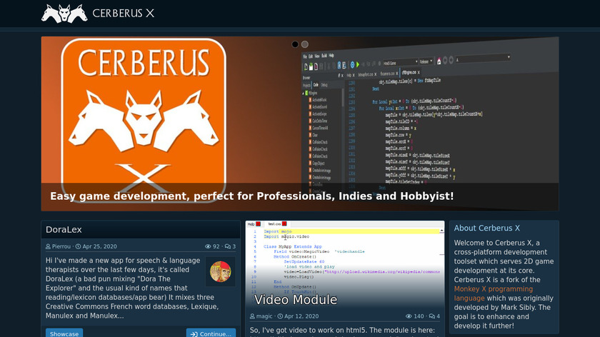 cerberus-x.com Cerberus X Landing Page