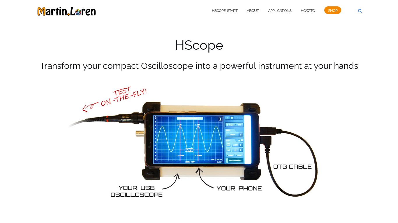 HScope Landing page