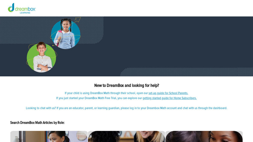 DreamBox Learning Math Landing Page