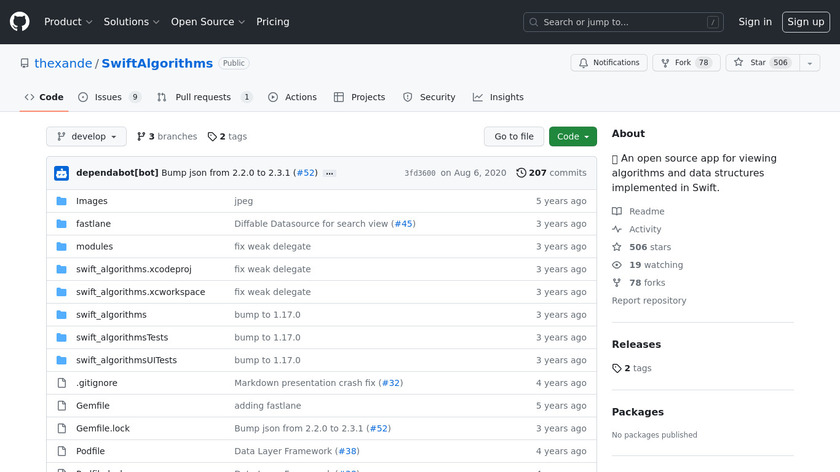 Algorithms & Data Structures Landing Page