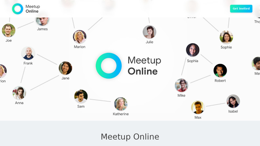 Meetup Online Landing Page