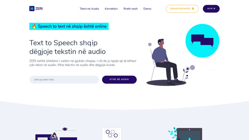 ZERI.app Landing Page