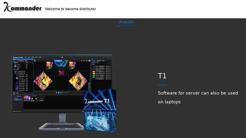 Kommander T1 Landing Page