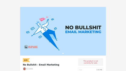 No-Bullshit Email Marketing Book image
