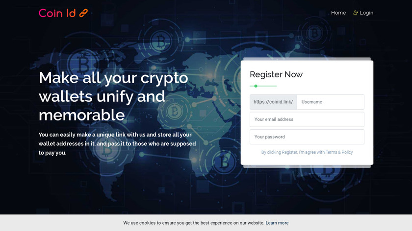 CoinId.link Landing Page