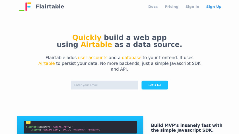 Flairtable Landing Page