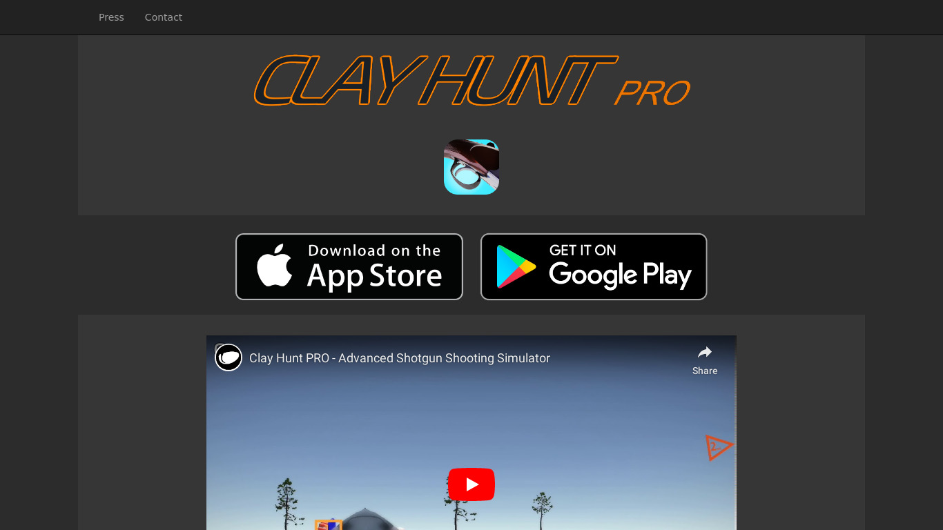 Clay Hunt START Landing page