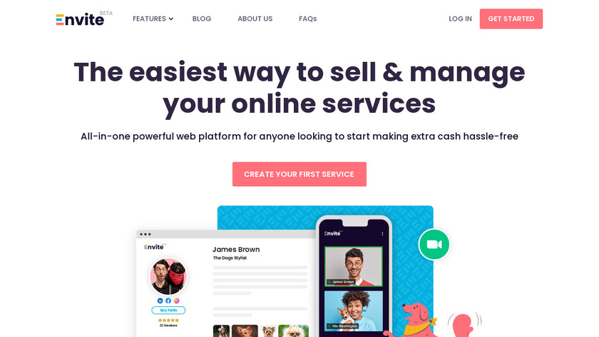 Envite Landing Page