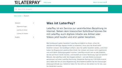 support.laterpay.net Laterpay image