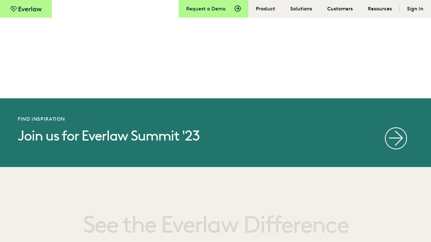 Everlaw Landing Page