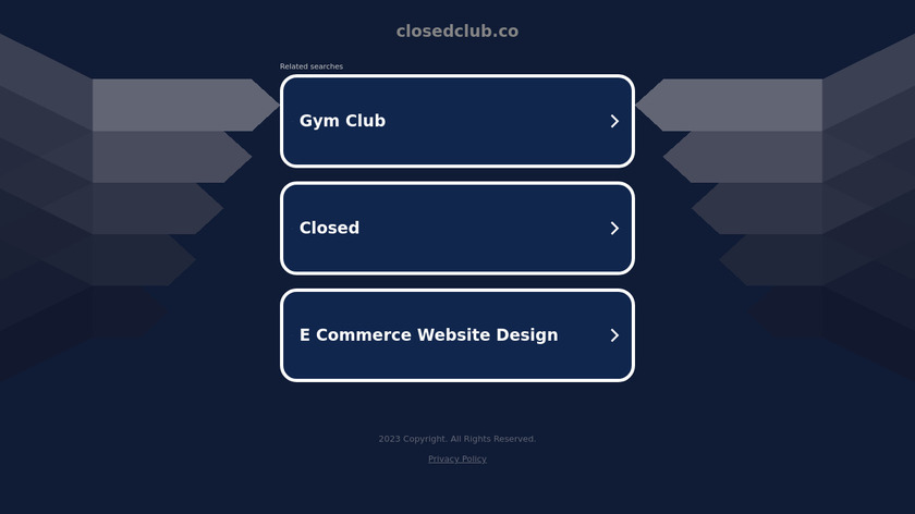 Closed Club Preview Landing Page