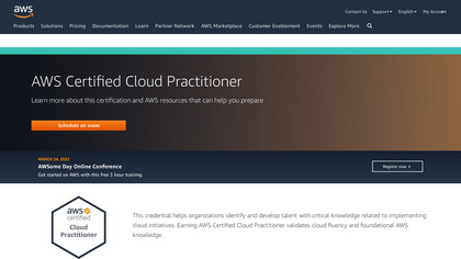 AWS – Cloud Practitioner Cert. image