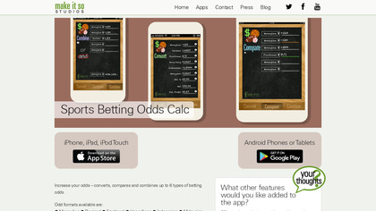 Sports Betting Odds Calculator image
