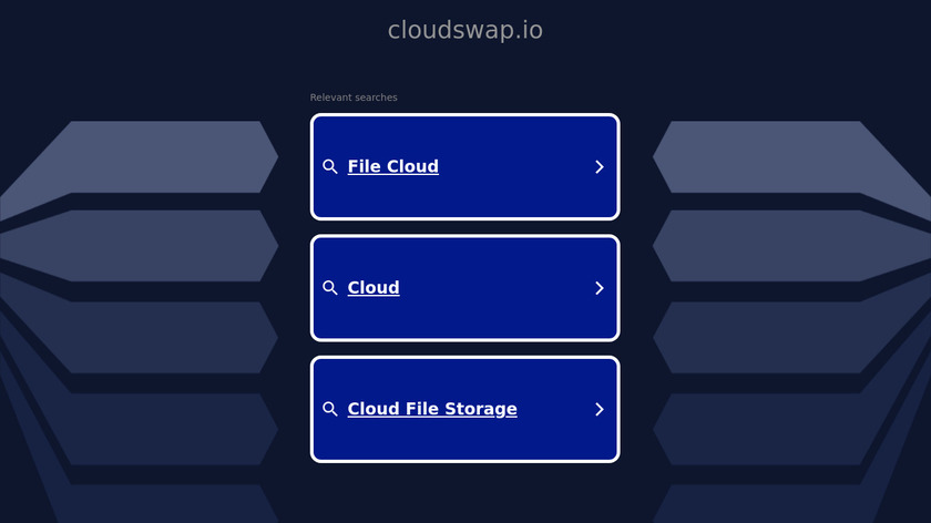 CloudSwap.io Landing Page