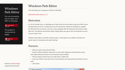 Windows Path Editor image