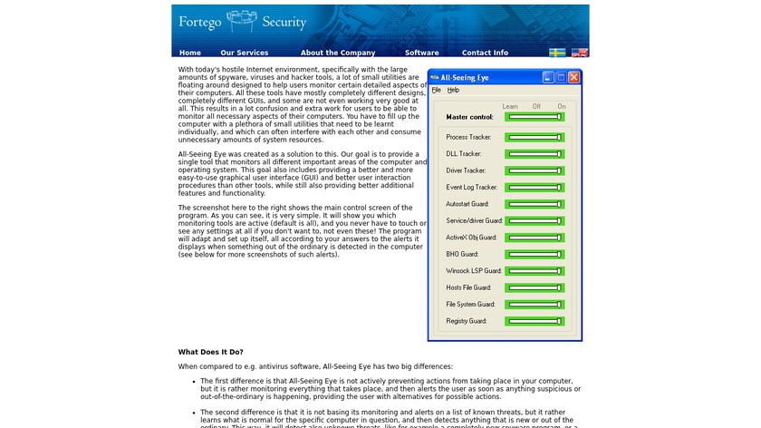 All-Seeing Eye Landing Page
