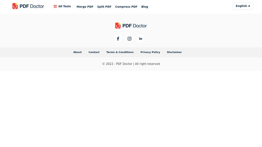 PDFdoctor Landing Page