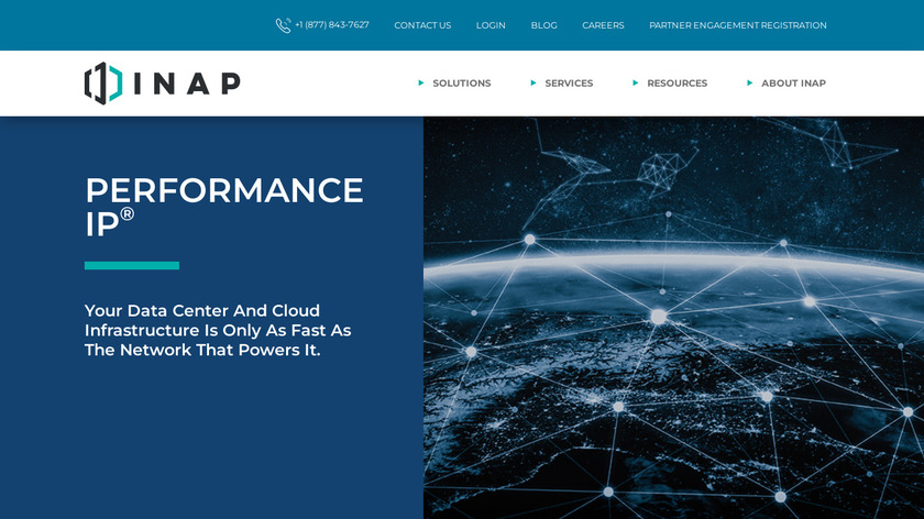 INAP Network Landing Page