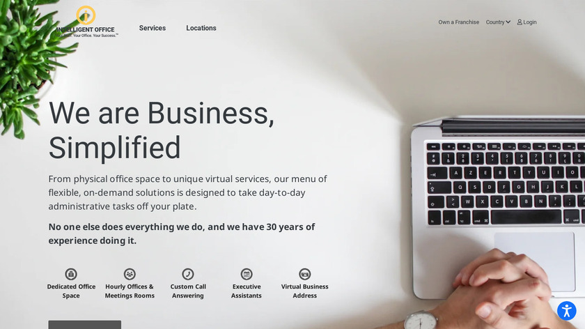 Intelligent Office Landing Page