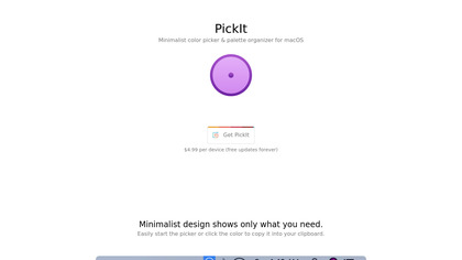 PickIt – Color Picker screenshot