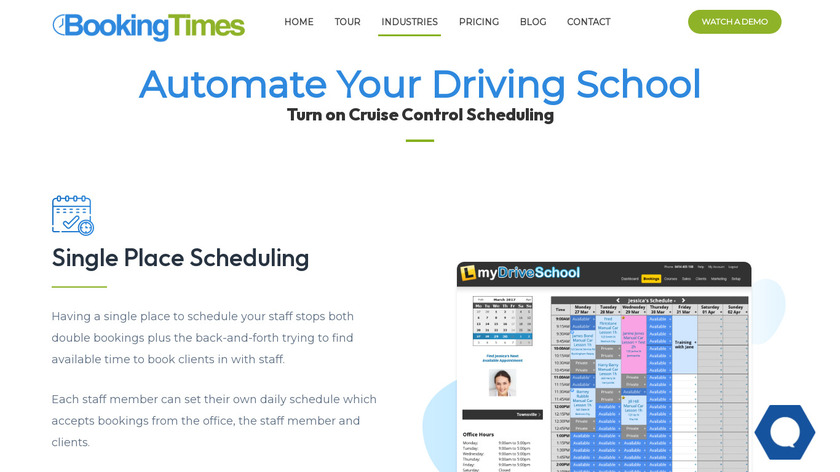 BookingTimes - Driving Schools Landing Page