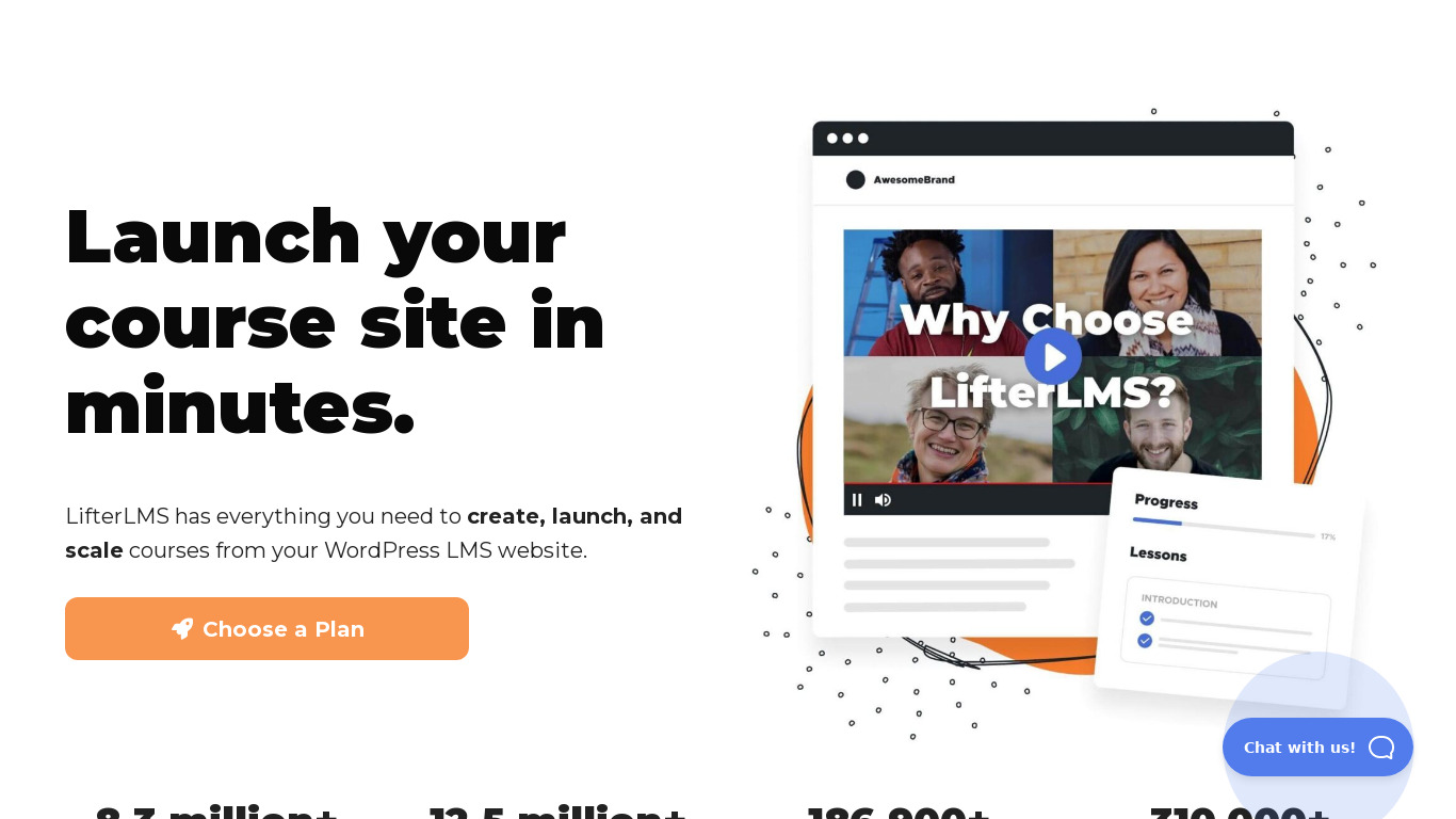 Lifter Landing page