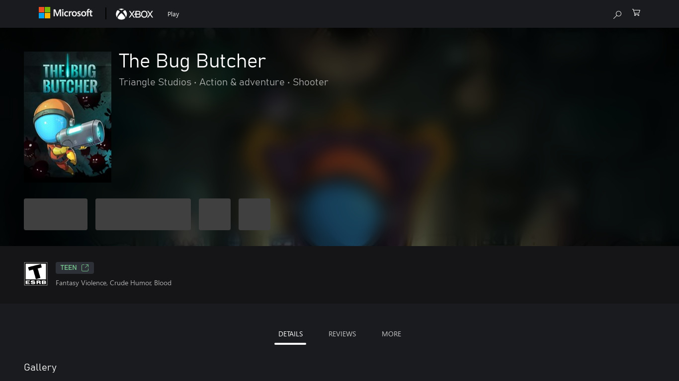 The Bug Butcher Landing page