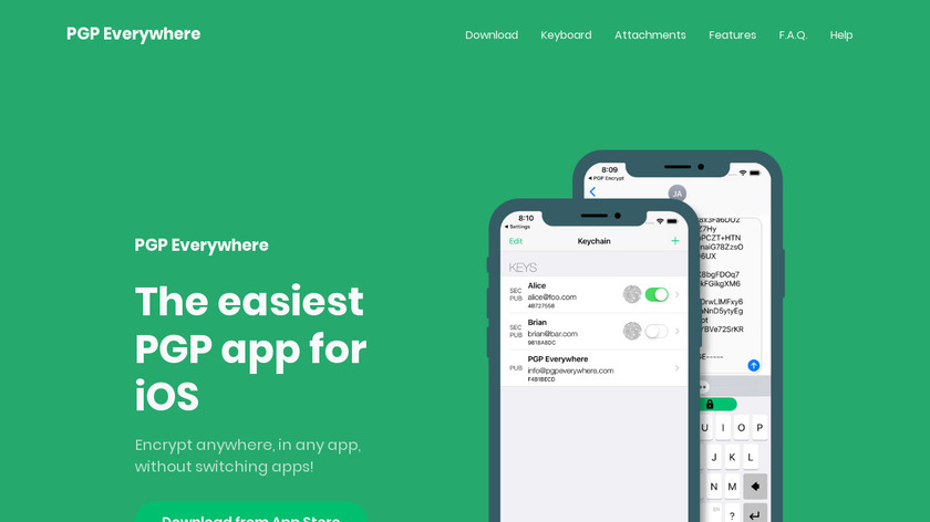 PGP Everywhere Landing Page