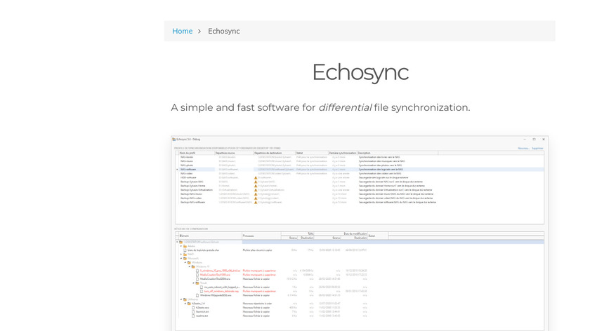 Echosync Landing Page