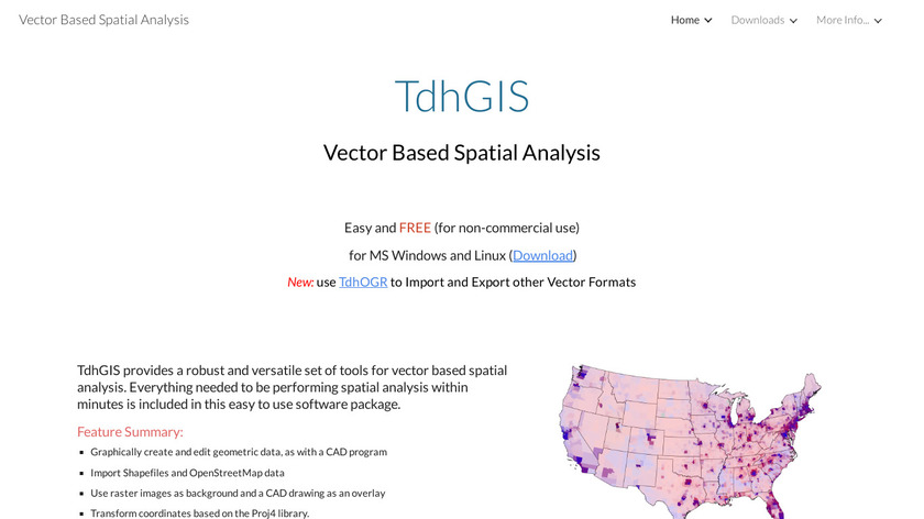TdhGIS Landing Page