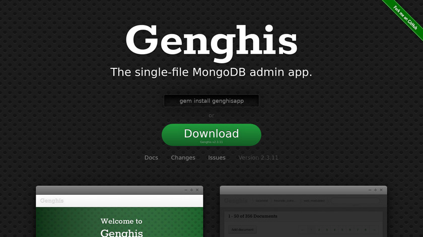 Genghis Landing Page