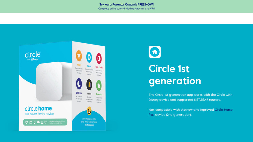 Circle with Disney on Android Landing Page