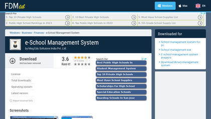 E-School Management System image